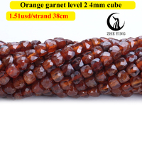 Manik-manik Batu Kubus Bersegi 4*4mm Zhe Ying, Batu Alam, Manik Persegi, Batu Permata, Manik Batu Bersegi Longgar untuk Pembuatan Perhiasan