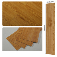 Revêtement de sol LVT auto-adhésif imperméable en vinyle PVC à grain de bois, vente en gros