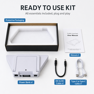 OEM Tuochi พาวเวอร์แบงค์พลาสติก Starlink 99Wh 27500mAh ใช้งานได้ 5 ชั่วโมง พร้อมถ้วยดูดติดตั้ง พอร์ต DC ได้รับการรับรองจากสายการบิน พกพาสะดวกสำหรับสำรองไฟ - Product Image 5