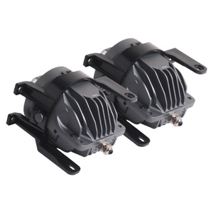 Feux avant LED Sanvi super lumineux 3 couleurs 3000K+6000K avec lentille antibrouillard, phare antibrouillard, faisceau bas et haut - Blanc Jaune - Product Image 6