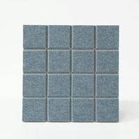 Panneau mural rainuré en fibre de polyester, panneau acoustique absorbant le son pour la décoration de cinéma, de bar et de restaurant