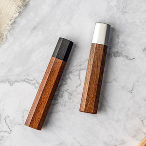 Grandsharp sekizgen doğal afrika ahşap bıçak kolu DIY mutfak bıçağı parçaları çevre dostu bıçak yapma detayları aksesuarları - Product Image 1