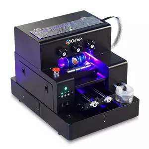Giftec A3-Größe hohe Geschwindigkeit flachbett-Drucker automatisch UV-Telefongehäuse Stift Golf-Ball-Zünder Metall-Tintenstrahldrucker bereitgestellt