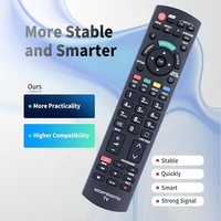 Nouvelle télécommande universelle de remplacement pour téléviseur N2QAYB000752 compatible avec les téléviseurs Panasonic Viera TX-L42ET5 TX-L42ETW5 TX-L47ET5