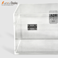 Boîte cadeau en acrylique avec logo de taille personnalisée en gros Boîte transparente en plexiglas avec serrure Boîte cadeau de mariage Cadeaux