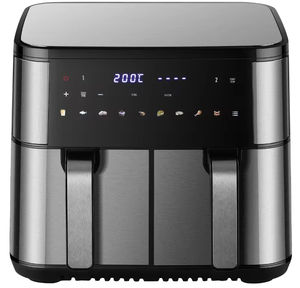 Nouvel affichage coloré électrique grande capacité double friteuse à air 10L pour un usage domestique - Product Image 3