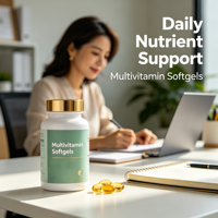 Compléments alimentaires en gélules de vitamines quotidiennes