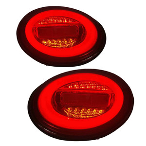 Conjunto de Modificación de Luces Traseras LED TYPY para Volkswagen Beetle 1998-2005 con Lente Roja, Luz de Freno y Luz de Conducción - Product Image 1