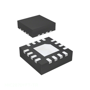 Composants électroniques 16 UFQFN à contacts apparents MIC2870YFT-TR Gestion de l'alimentation (PMIC) CI BOM En stock - Product Image 1