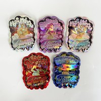 Sachet à fermeture éclair à soudures latérales imprimé en héliogravure, pochette personnalisée en PET/PE Mylar pour tabac et cigares en gros