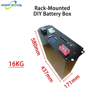 Armoire de rack modulaire haute résistance IP20 avec garantie de 5 ans, armoire à batteries empilable pour applications de centres de données