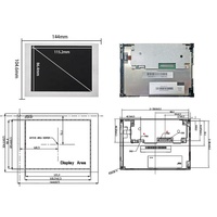 Innolux 5,7'' 640x480 IPS LCD-Panel G057VGE-T01 Aufgerüstet auf G057VCE-TH1 Industrielles Breittemperatur-Display 5,7 Zoll LCD-Module