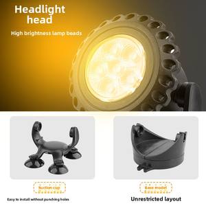 Lampe solaire LED étanche IP68 pour réservoir, petite taille, lumière du jour 6000K, batterie incluse, colorée, pour rocaille, piscine, bassin à poissons - Product Image 3