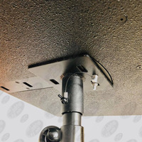 Support de fixation pour haut-parleur Getshow Dual 10 pouces en métal Q1/Q7 Line Array - Adaptateur de support de type chapeau
