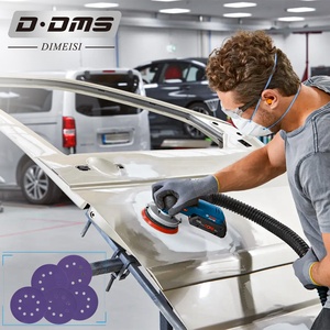 D DMS DIMEISI Q22T özelleştirilmiş 70*400mm 14 delik 320Grit cırt cırt Metal otomotiv mor filmi zımpara kağıdı - Product Image 5