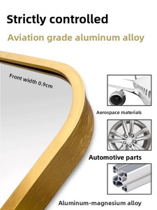 Vòng nhôm hợp kim Khung Gương phòng tắm Vanity bảng Vanity gương - Product Image 5