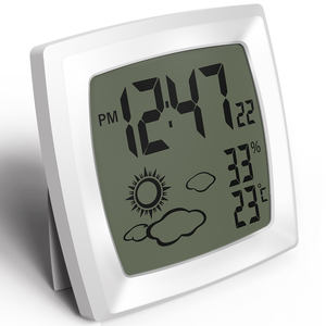 ZHX S363 Moniteur d'humidité de la température intérieure Station météo de réveil LCD numérique avec rétro-éclairage - Product Image 1