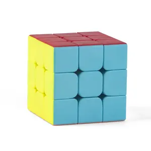 Promocional Alívio do Estresse 3x3 Velocidade Brinquedo Educativo Terceira ordem Adesivos 5.6cm Rubixes Cérebro IQ Toy cubo mágico puzzle para o miúdo