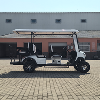 Voiturette de golf électrique tout-terrain tendance certifiée CE, capacité 500 kg+, vitesse 30-50 km/h, autonomie 70-90 km, 3-4 places, à vendre aux Émirats arabes unis