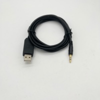 1,8 m FTDI FT232RL 3,3 V Uart de USB a DC 3,5mm Jack de Audio de 2,5mm TTL Serial Cable