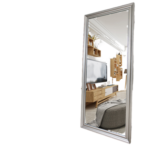 Wholesale <strong>Silver</strong> Decorative <strong>Frame</strong> Full Length <strong>Mirror</strong>, Rectangular Floor/Wall Mount <strong>Mirror</strong> for Bedroom Hotel Bulk Orders - Product Image 5