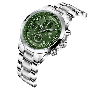 Reloj de Pulsera de Acero Inoxidable de Lujo para Hombre Benyar, Nuevo Diseño, Estilo Simple, Caja Cuadrada, Luminoso, Calendario, Cuarzo, Tipo Caricatura - Product Image 2