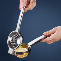 304 Staal Citruspers Juicer Premium Kwaliteit Zware Massief Metalen Squeezer Kom Lemon Lime Squeezer Rvs Handleiding