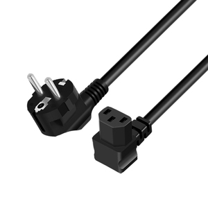 1.5m 1.8M EU thay thế dây nguồn 16A Dây nguồn <span class=keywords><strong>C13</strong></span> EU cáp điện Châu Âu cee7/7 <span class=keywords><strong>Schuko</strong></span> cắm vào góc phải IEC <span class=keywords><strong>C13</strong></span> - Product Image 5