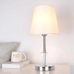 Lampe de table en cristal simple, romantique, créative, européenne, moderne, pour chambre à coucher, lampe de chevet réglable, alimentation par batterie, pour mariage - Product Image 2