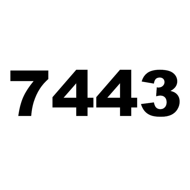 7443