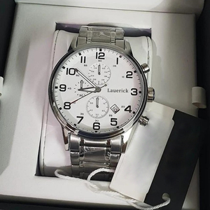 Nouvelle montre à quartz classique pour homme, chronographe à cadran à trois aiguilles, étanche 50M, style business décontracté, bracelet 22mm, design simple et tendance - Product Image 1