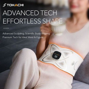 EMS Abdominal <b>Massager</b> Electric Heated Massage Belt Portable Body Care Device - Product Image 3