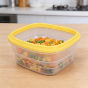 Wholesale Kids Camping Lunch <b>Boxes</b> Silicone Storage Container <b>Foldable</b> Collapsible Leak Proof Eco-Friendly Durable Food - Product Image 2