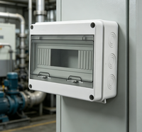 Boîtier de distribution de puissance 100A AC en acier avec disjoncteur, indice de protection IP55, 400V, pour panneau de commande intérieur/extérieur