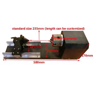 Dreizüge Rotationsbefestigung Rotation Z-Achse für CO2-Lasergravier- und Schneidemaschine - Product Image 3