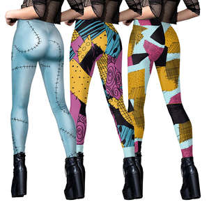 Disfraz de Sally de Película de Anime para Halloween Conjunto de Fiesta Cosplay Vestido Navideño para Mujer Mono Ajustado Catsuit Zentai Body Gótico Leggings - Product Image 2