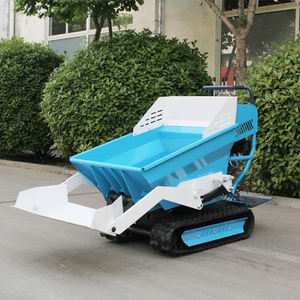 Mini Tractor Dumper Crawler Walk Behind Mini Dumper 500kg 1ton Garden Track Dumper - Product Image 3