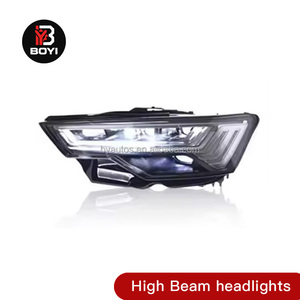 ไฟหน้า LED สำหรับ <span class=keywords><strong>AUDI</strong></span> <span class=keywords><strong>Audi</strong></span> A6 C8 2019 2020 2021 2022 <span class=keywords><strong>2023</strong></span>อัพเกรด DRL แบบไดนามิกไฟสูงต่ำปลั๊กแอนด์เพลย์อุปกรณ์เสริมรถยนต์ - Product Image 3