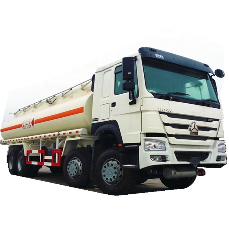 SINOTRUK HOWO 8X4 371HP 25CBM รถบรรทุกน้ำมันเชื้อเพลิงรุ่น ZZ1317N4667W