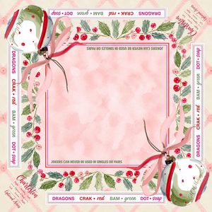Ensemble de Mahjong Américain en Céramique Rose Moderne et Portable, Motif Casse-Noisette de Noël, Cadeau Décontracté pour les Fêtes d'Hiver - Product Image 4