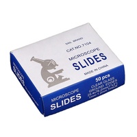 Wholesale 7104 Frosted Edge Double Concave Laboratory Microscope Slide Cover Glass Chemical Medical Sailboat Brand