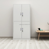 Armoire de bureau d'école en acier réglable en métal armoire de remplissage de fichiers haute visibilité pour la maison chambre à coucher placard casier vêtements