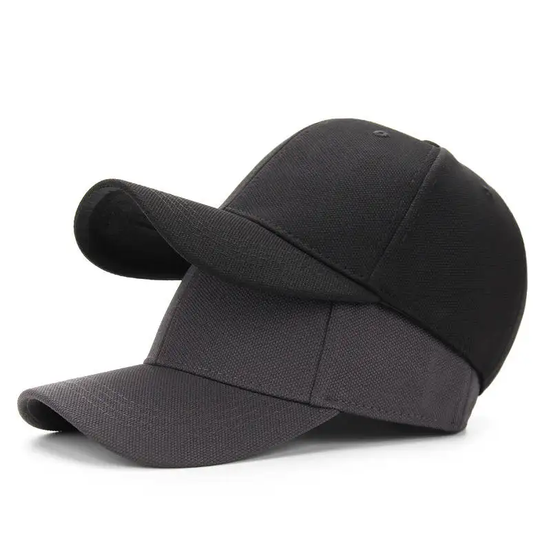 Nouvelle casquette de baseball 100% Polyester à coupe sèche, vierge, noir, uni, flex fit, chapeau en vrac pour hommes et femmes