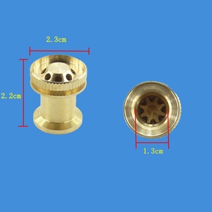 หัวเตาทองเหลือง Linghui เส้นผ่านศูนย์กลาง 2.7 ซม. สูง 3.8 ซม. อะไหล่เตาแก๊ส - Product Image 3