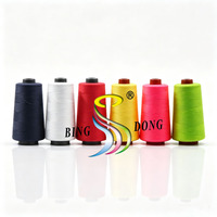 Fil de polyester industriel brillant 30S/2 4000Y pour le textile domestique