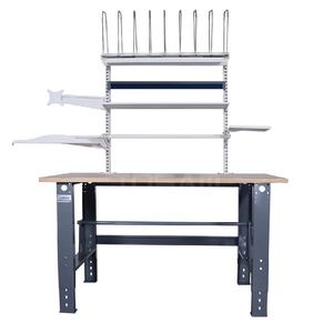 ขาตั้งจอคุณภาพสูงแบบปรับได้ โต๊ะบรรจุภัณฑ์สำหรับอีคอมเมิร์ซ สำหรับงานหนักในคลังสินค้า ผลิตในไต้หวัน สำหรับสายการประกอบ - Product Image 2