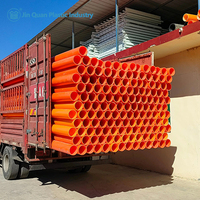 Tuyaux électriques flexibles durables haute pression MPP 100m Tube CPVC de protection de câble orange avec des matériaux ronds en PP PE As