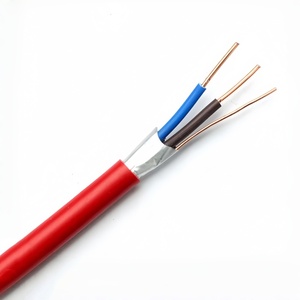 Câble de système d'alarme incendie résistant au feu, gaine LSZH blindée, conducteur en cuivre massif 2*1,5 mm², rouge, 305 m, bobine en bois - Product Image 2