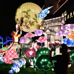 Zigong chinois lune mi <span class=keywords><strong>automne</strong></span> Festival lanternes lapin lapin avec ampoule LED pour l'activité des enfants - Product Image 2