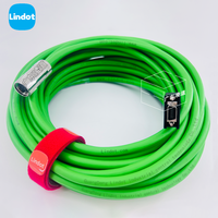 Cable de Señal para Codificador Incremental Compatible con SIEMENS SINAMICS Serie V90, 6FX3002-2CT12-1BF0, 15m, Conector Recto M23, PVC